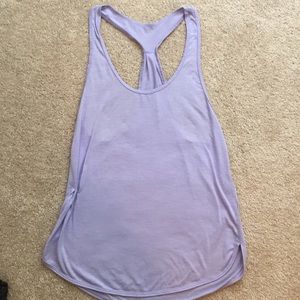 WORN ONCE - Light purple lulu lemon tank